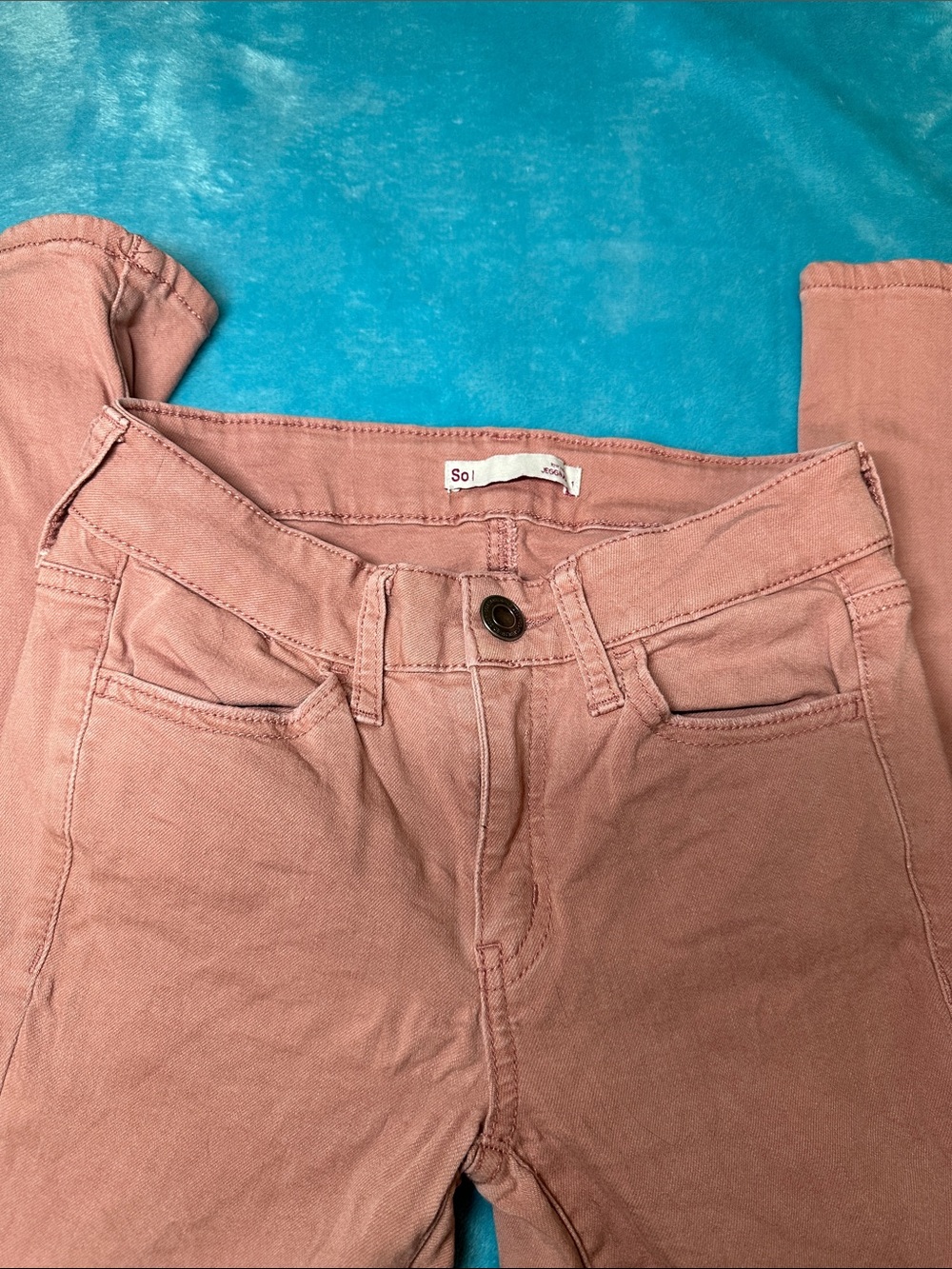SO Women's Dusty Rose Skinny Jeans